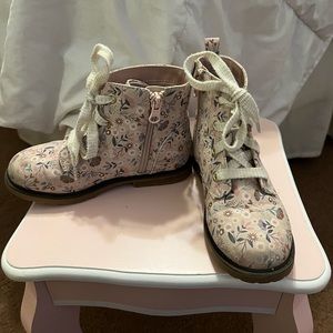 Girls Flower Boots